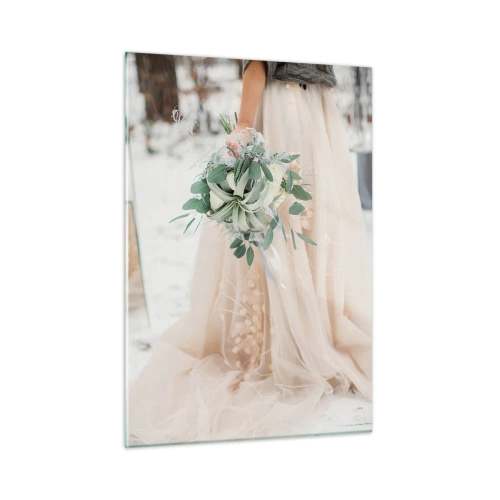 Billede på glas - Og de levede lykkeligt til deres dages ende - 50x70 cm