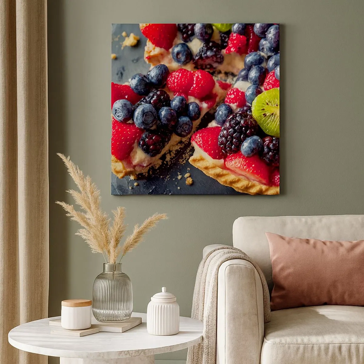 Lærredstryk - Billede på lærred - Dolce vita! - 30x30 cm