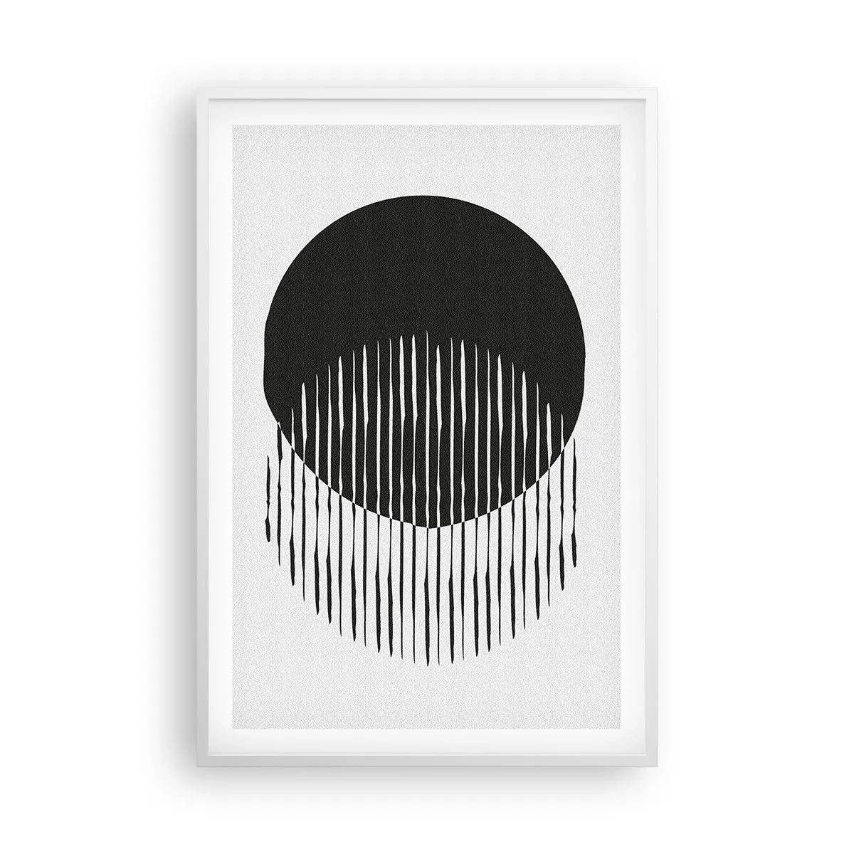 Plakat i hvid ramme - Hans alter ego - 61x91 cm