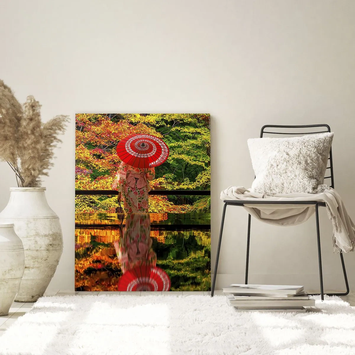 Billede på glas - I naturens tempel - 80x120 cm