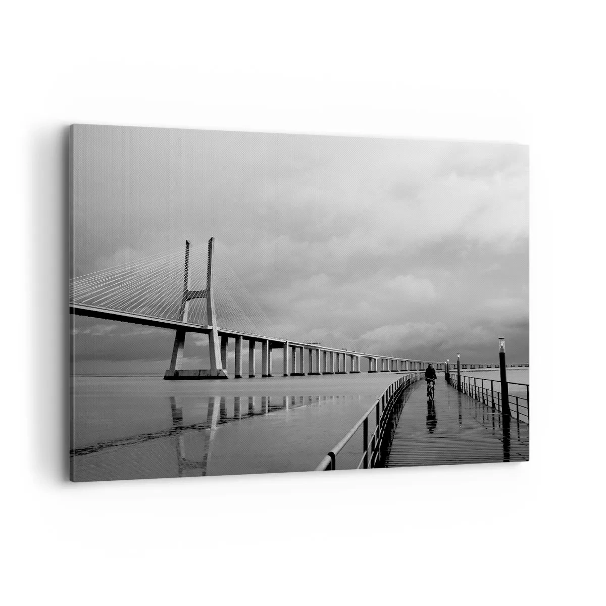 Lærredstryk - Billede på lærred - Til hver, hvad han fortjener - 100x70 cm