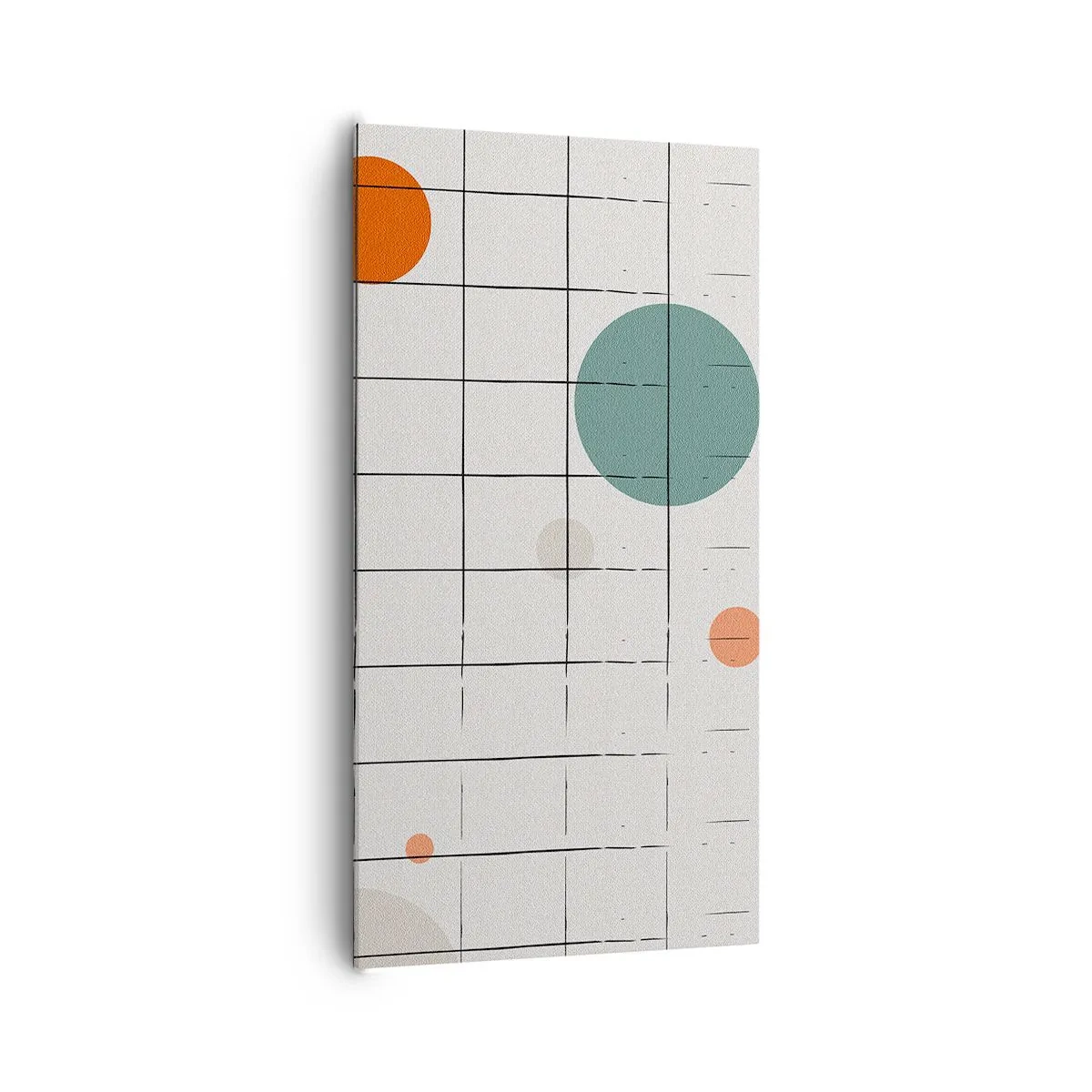 Lærredstryk - Billede på lærred - Fanget i en fælde. Os eller dem? - 65x120 cm