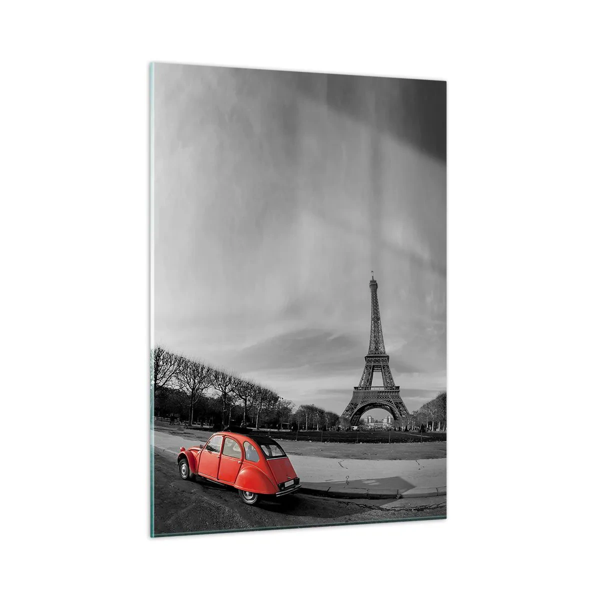 Billede på glas - Mere parisisk end Paris selv - 50x70 cm