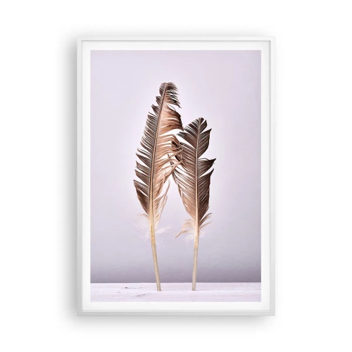 Plakat i hvid ramme - Mod intetheden - 70x100 cm