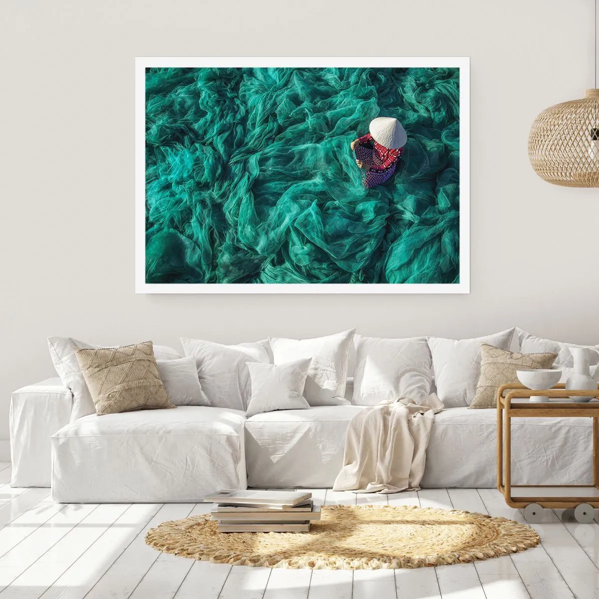 Plakat - I et hav af lys - 70x50 cm