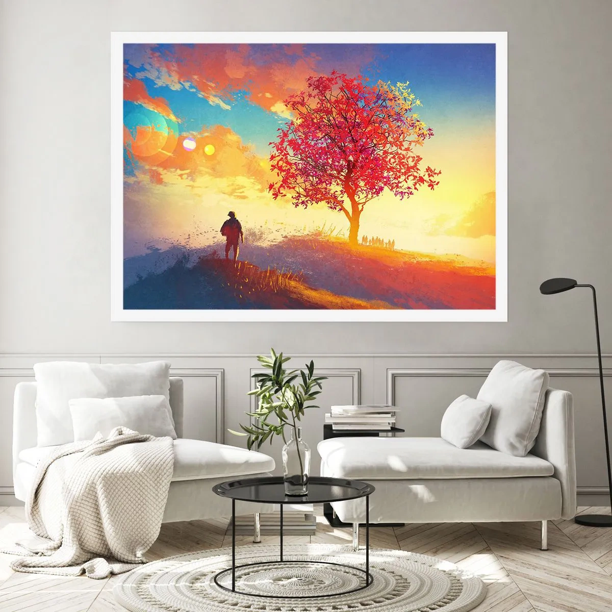 Plakat - Pilgrim på bestemmelsesstedet - 100x70 cm