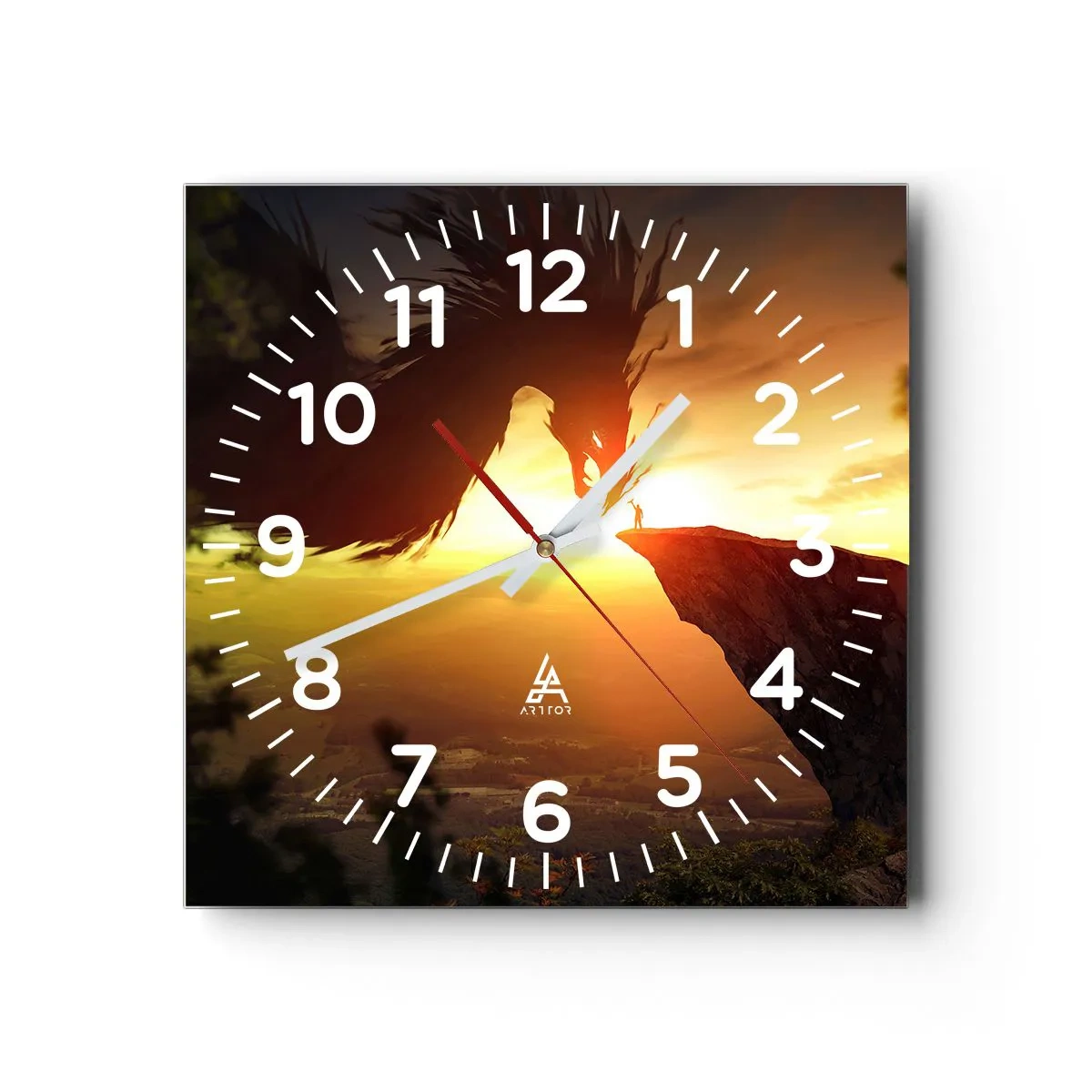 Vægur, Uret - Dragedræber - 30x30 cm