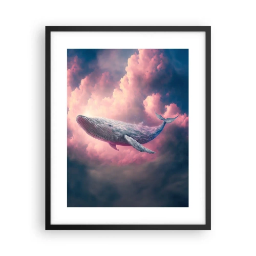 Plakat i sort ramme - Tør dine øjne - 40x50 cm