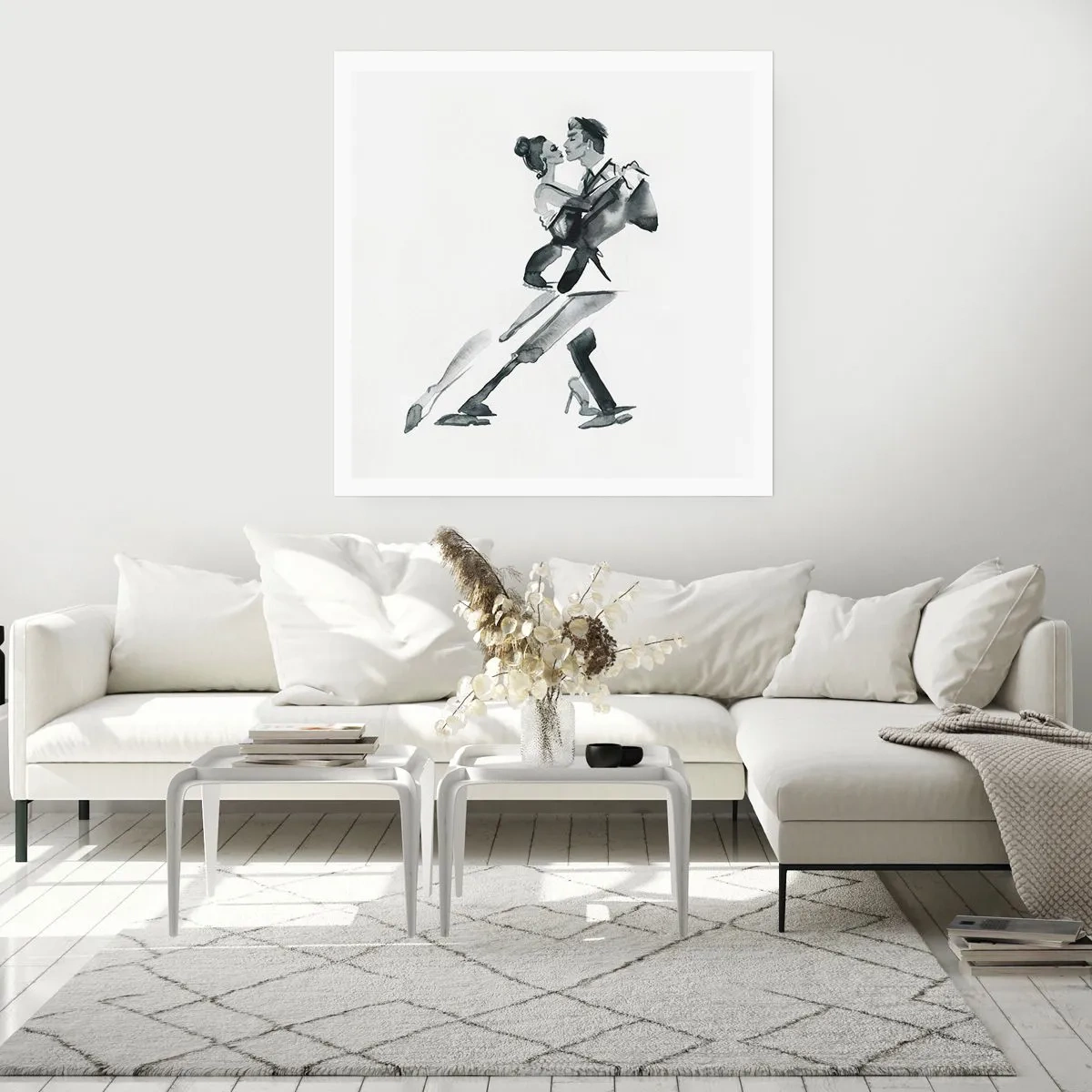 Plakat - I én rytme - 40x40 cm