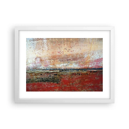 Plakat i hvid ramme - Måske er det havet - 40x30 cm