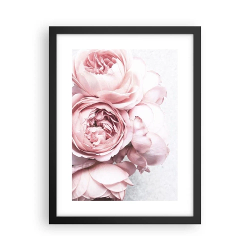 Plakat i sort ramme - For de romantiske - 30x40 cm