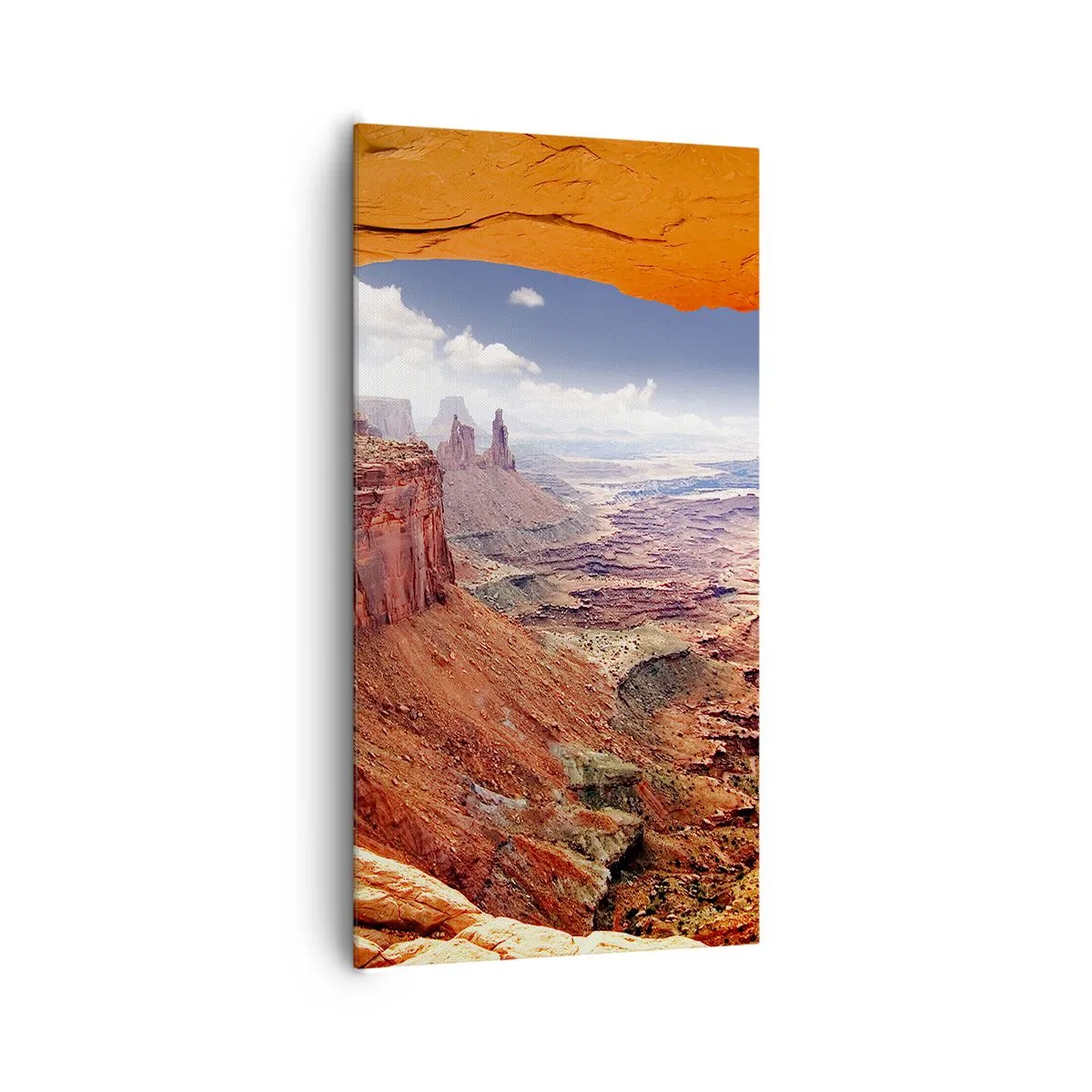 Lærredstryk - Billede på lærred - Udskåret af naturen selv - 65x120 cm