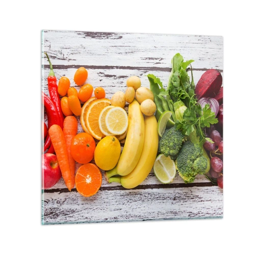 Billede på glas - Er det ikke nok? - 30x30 cm