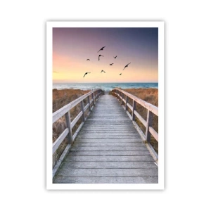 Plakat - Rummet med højder - 70x100 cm