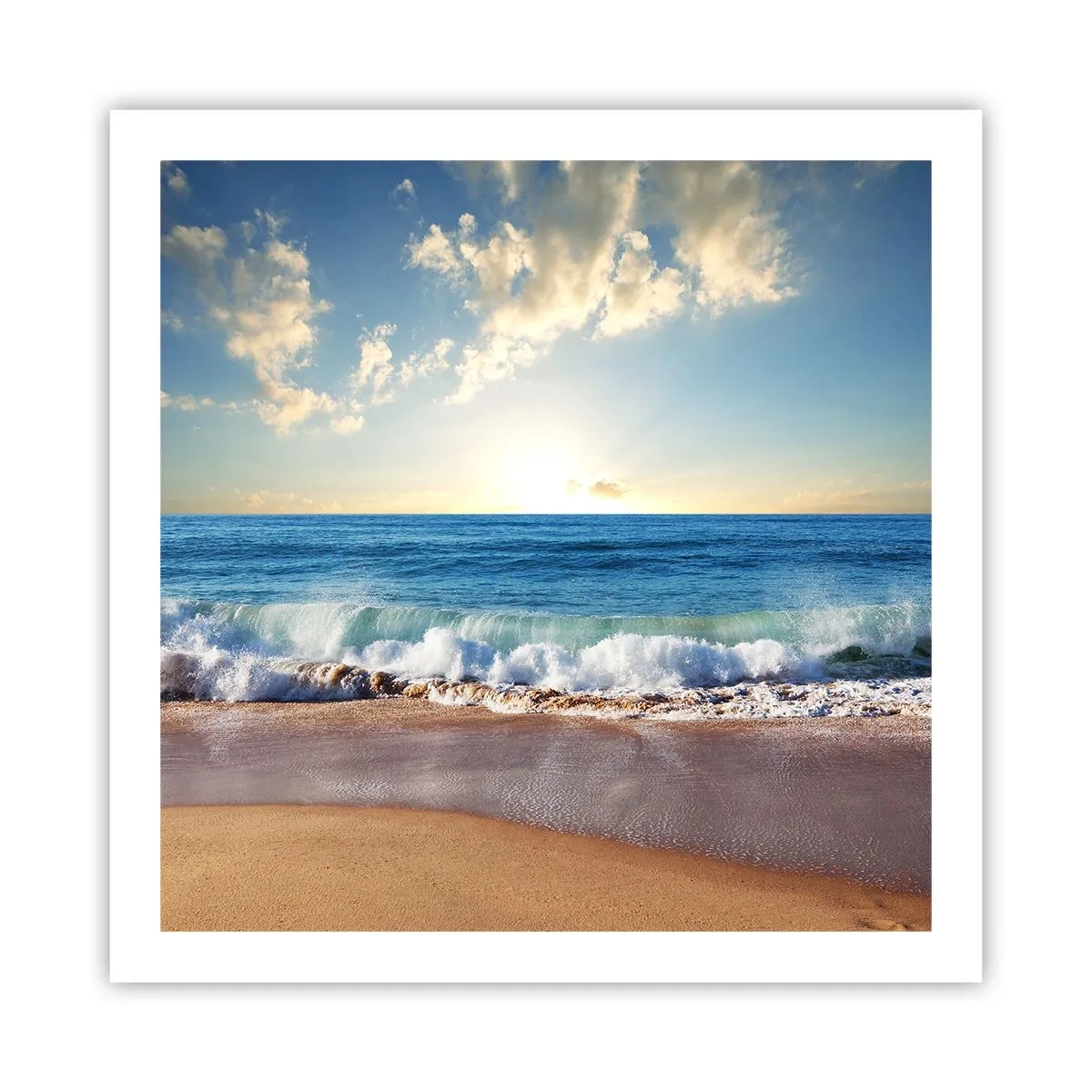 Plakat - Bevægelse og stilhed på samme tid - 60x60 cm