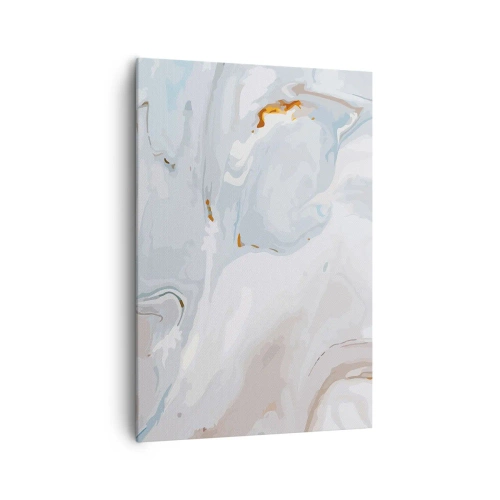 Lærredstryk - Billede på lærred - Hvid opløftet - 70x100 cm