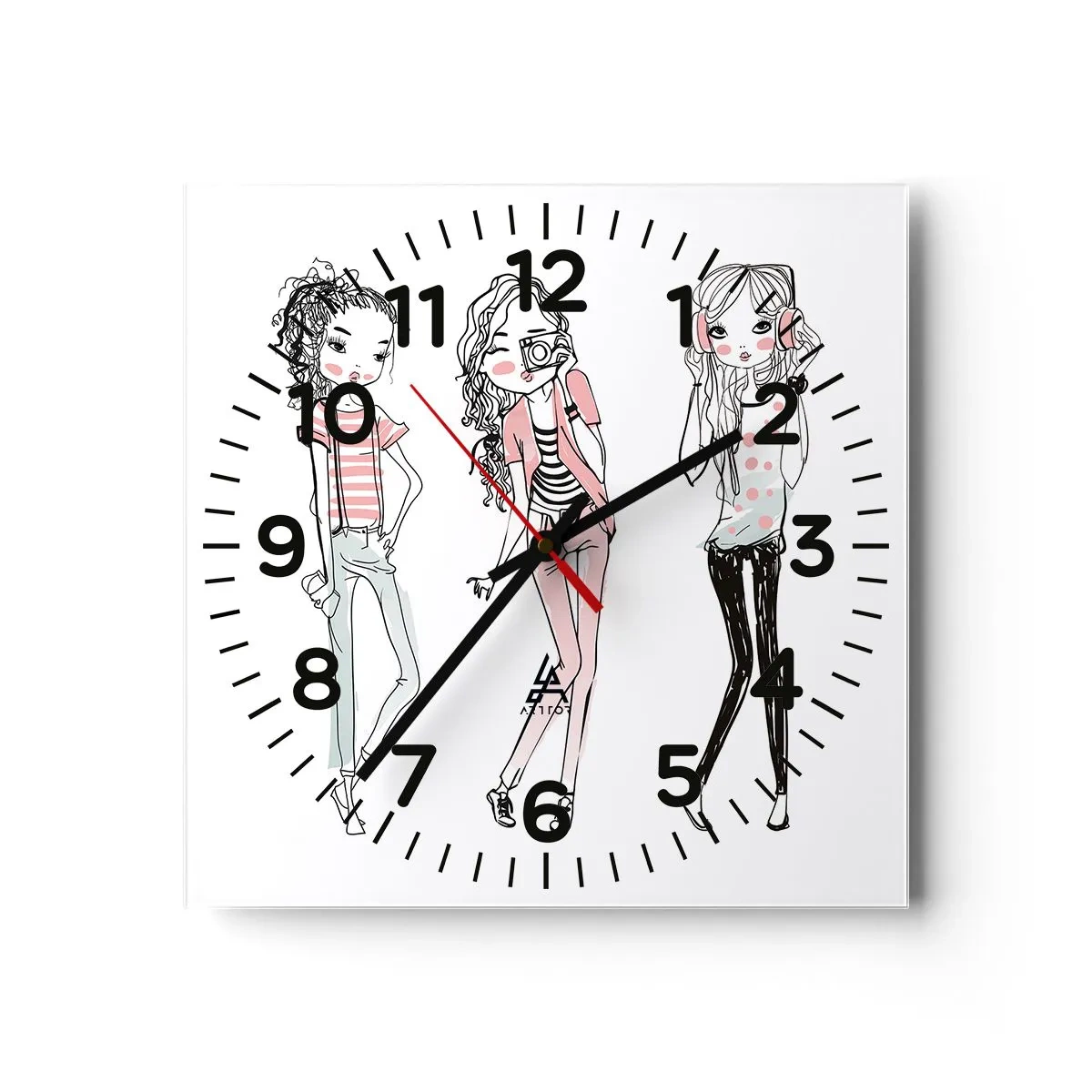 Vægur, Uret - Det bliver sjovt - 30x30 cm