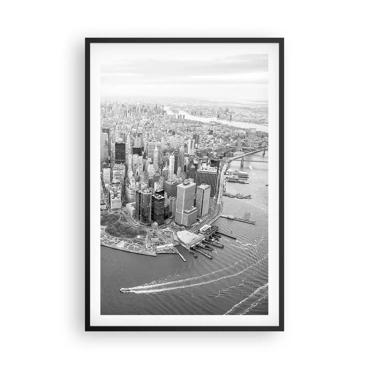 Plakat i sort ramme - Hvordan kan man ikke elske? - 61x91 cm