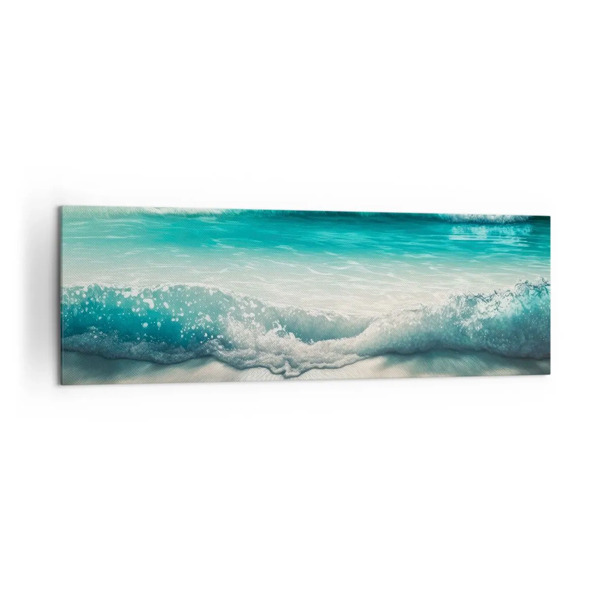 Lærredstryk - Billede på lærred - Havets ro - 160x50 cm