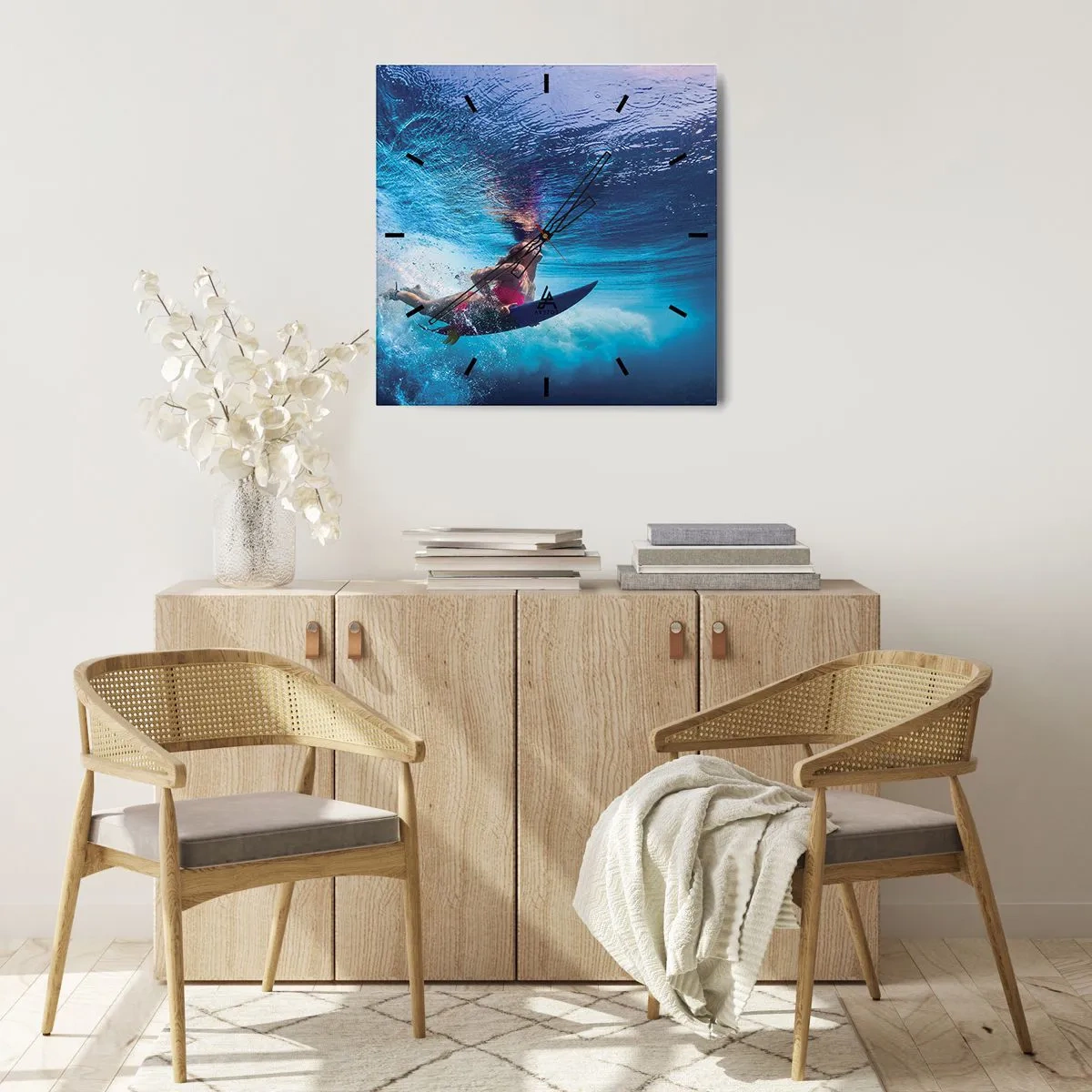 Vægur, Uret - Dybden af glæde - 30x30 cm