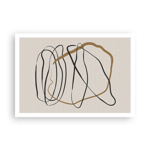 Plakat - Komposition - dans i besiddelse - 100x70 cm