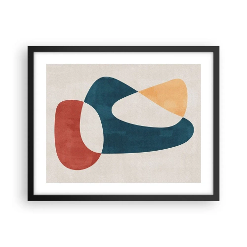 Plakat i sort ramme - Påvirkninger og metamorfoser - 50x40 cm