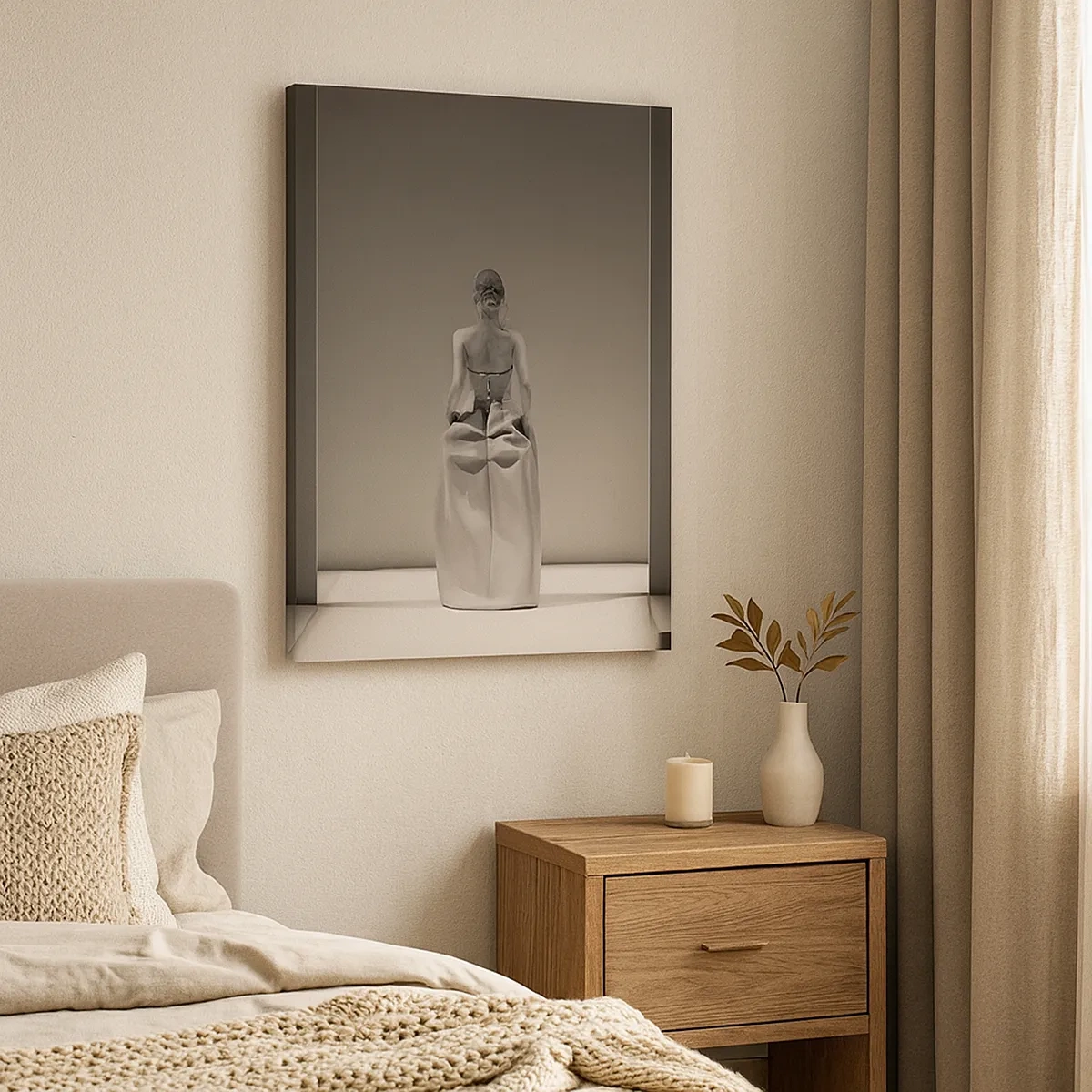 Lærredstryk - Billede på lærred - Raffineret enkelhed - 50x70 cm