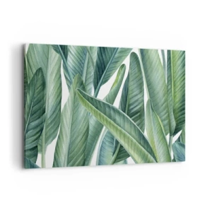 Lærredstryk - Billede på lærred - Det grønne i sig selv - 120x80 cm