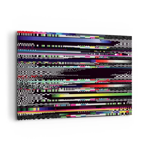 Lærredstryk - Billede på lærred - Det kontrollerede billede af virkeligheden - 100x70 cm