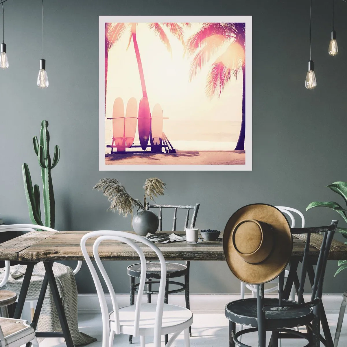 Plakat - Det bliver en fantastisk dag - 60x60 cm