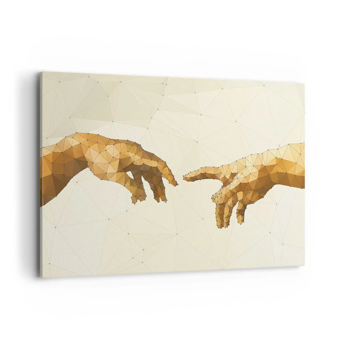 Lærredstryk - Billede på lærred - Guddommelig geometri - 120x80 cm