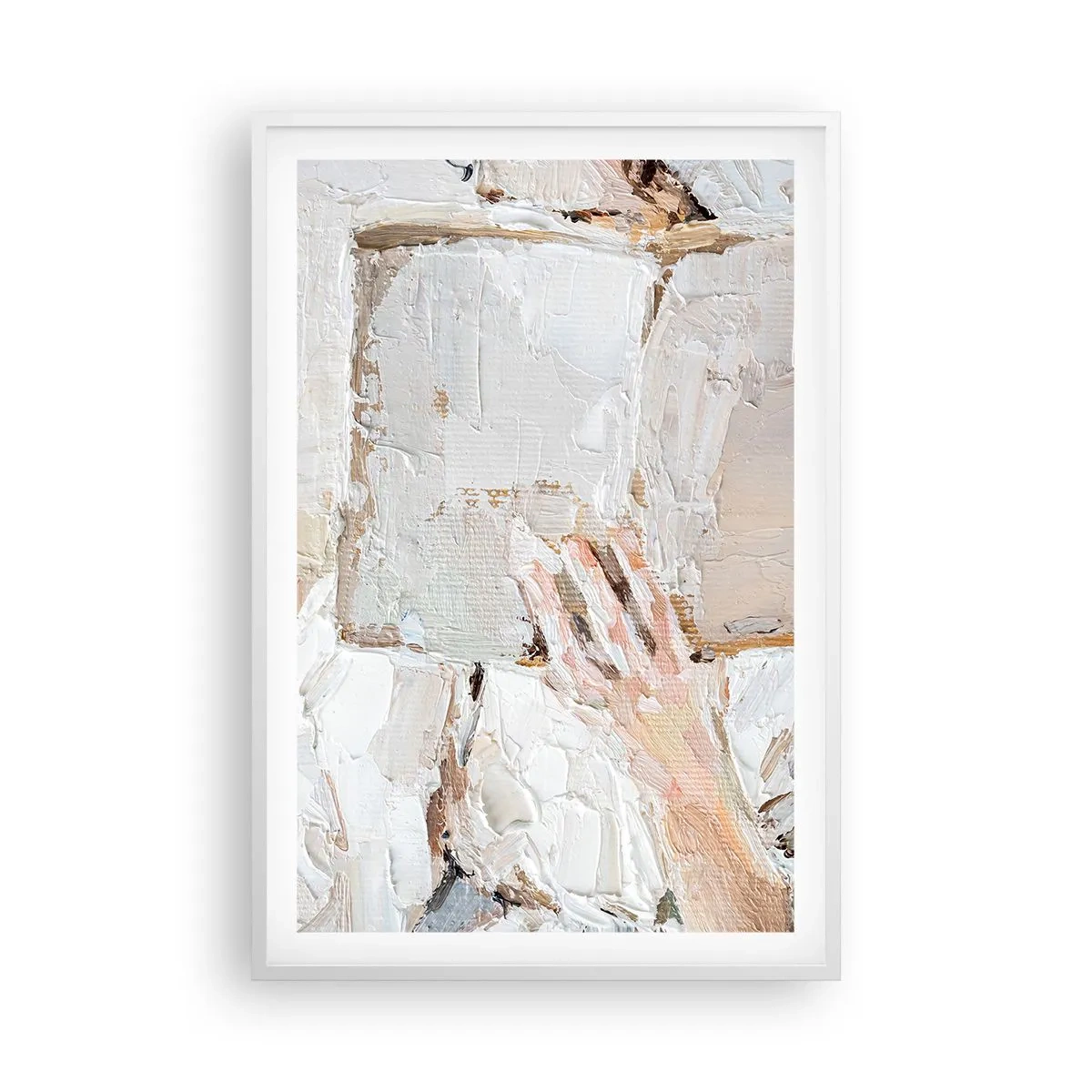 Plakat i hvid ramme - I en anden verden - 61x91 cm