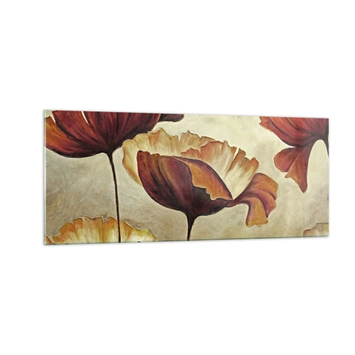Billede på glas - Marker - 100x40 cm