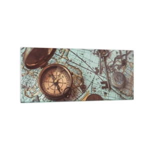 Billede på glas - For eventyreren - 120x50 cm