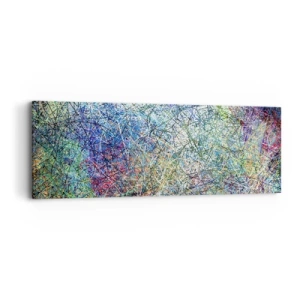 Lærredstryk - Billede på lærred - Så enkelt er det ikke - 90x30 cm