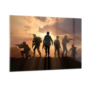 Billede på glas - Brothers in arms - 120x80 cm