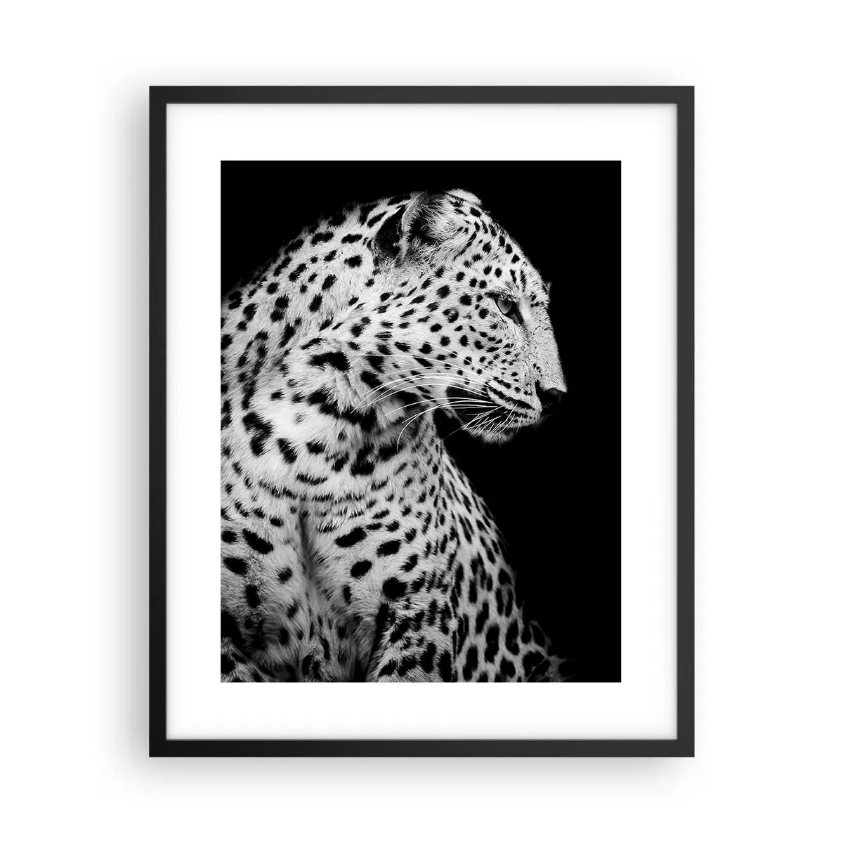 Plakat i sort ramme - Den rigtige profil er perfekt! - 40x50 cm