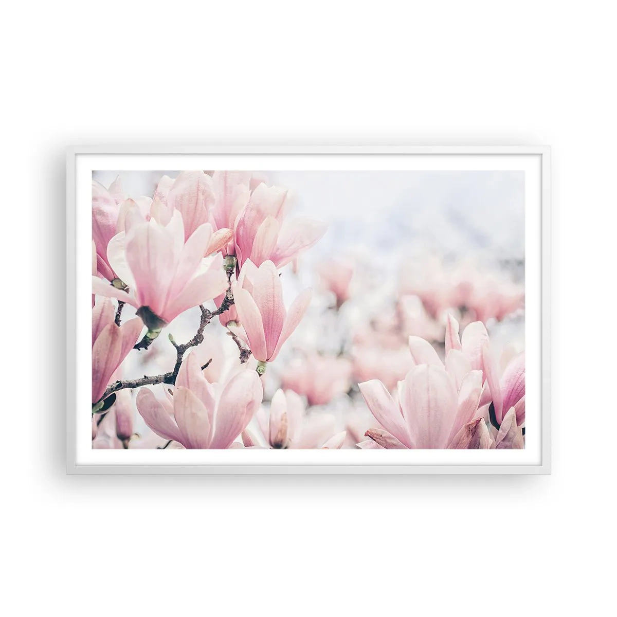 Plakat i hvid ramme - Idealet om subtilitet - 91x61 cm