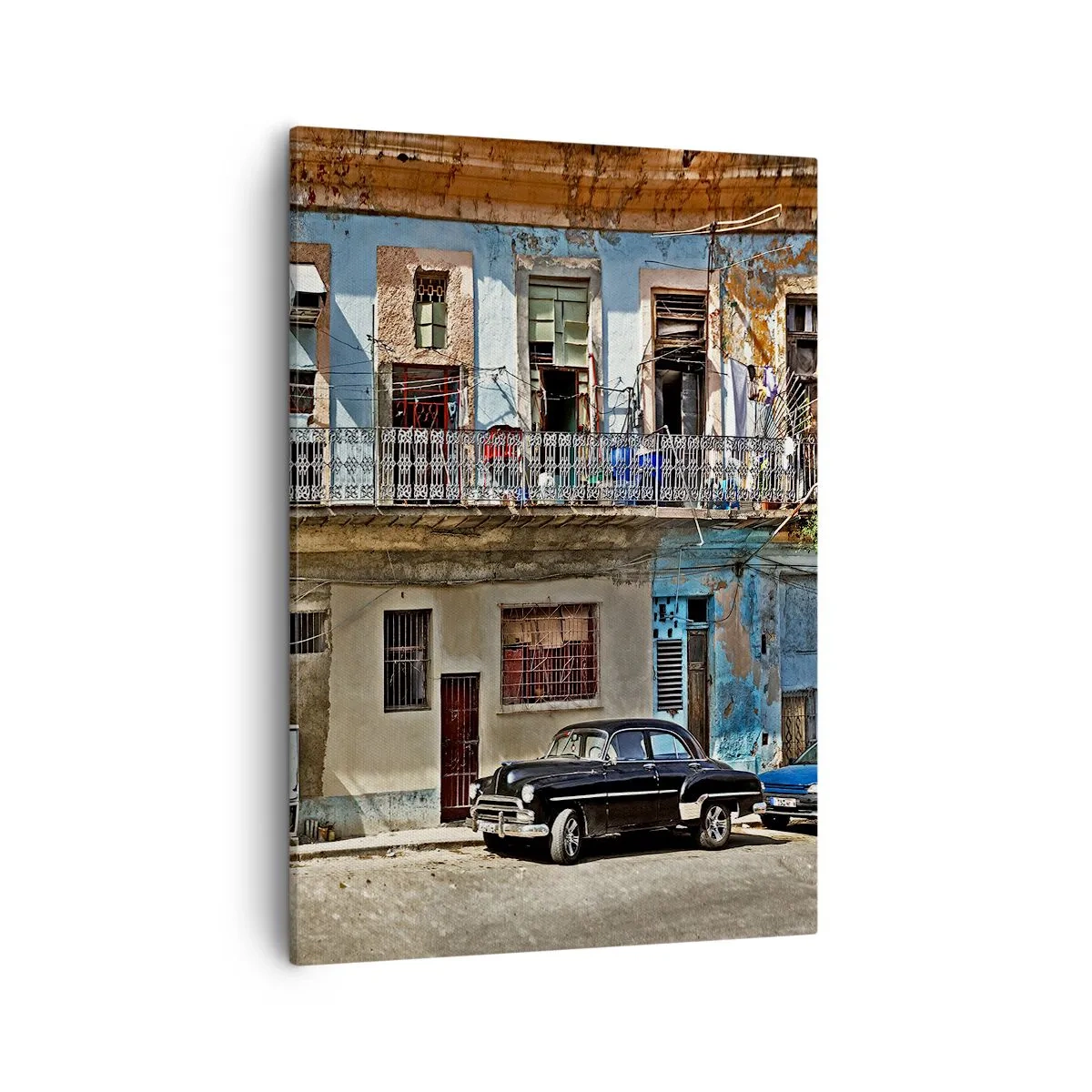 Lærredstryk - Billede på lærred - Havana stemning - 50x70 cm