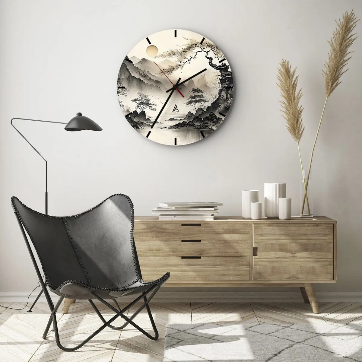 Vægur, Uret - Orientens unikke charme - 40x40 cm