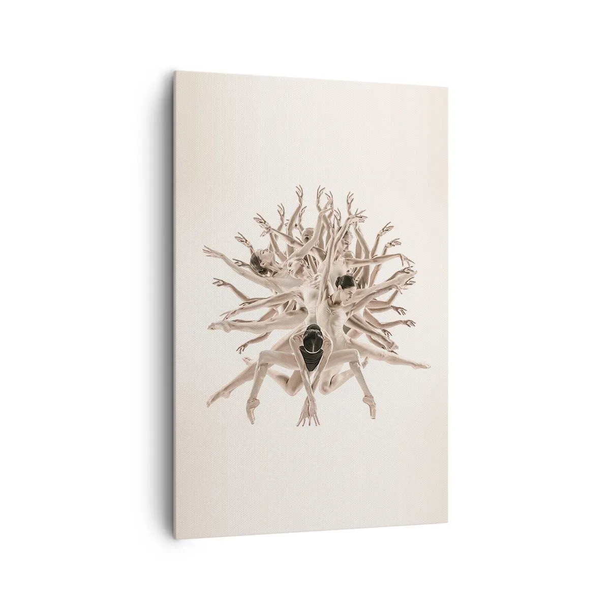 Lærredstryk - Billede på lærred - Blomstrende i dans - 80x120 cm