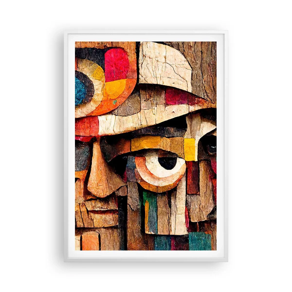 Plakat i hvid ramme - Jeg kan se dig... - 70x100 cm