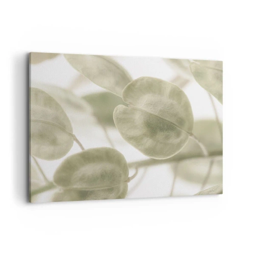 Lærredstryk - Billede på lærred - I begyndelsen var der blade... - 120x80 cm