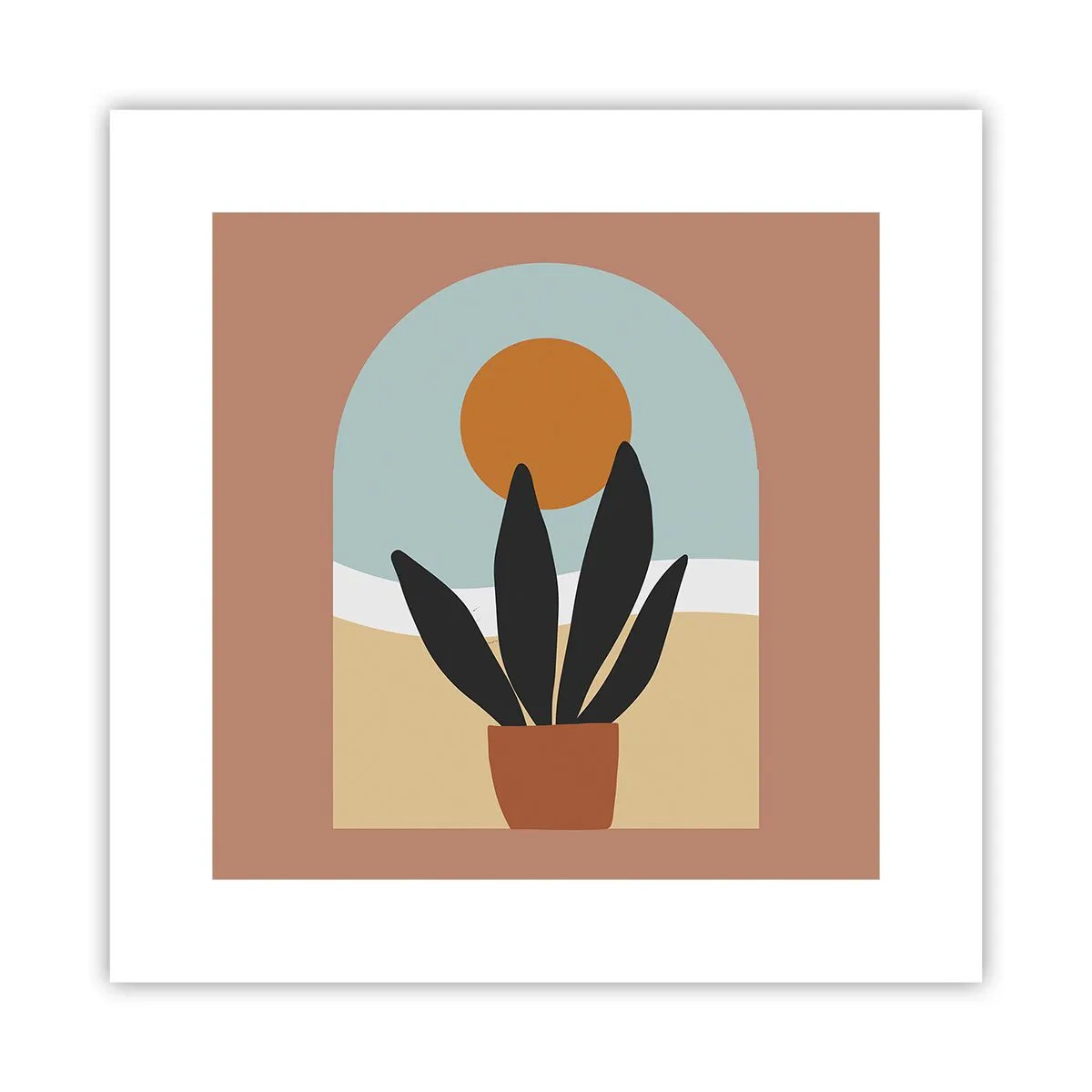 Plakat - Små glæder - 30x30 cm