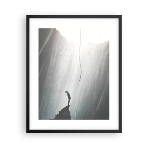 Plakat i sort ramme - Der er altid en vej ud - 40x50 cm