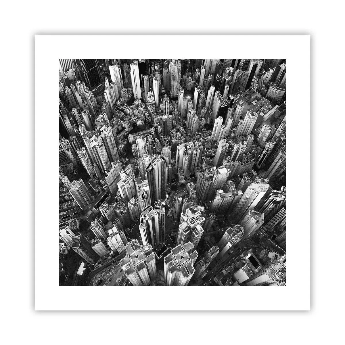 Plakat - Stadig højere og højere - 40x40 cm