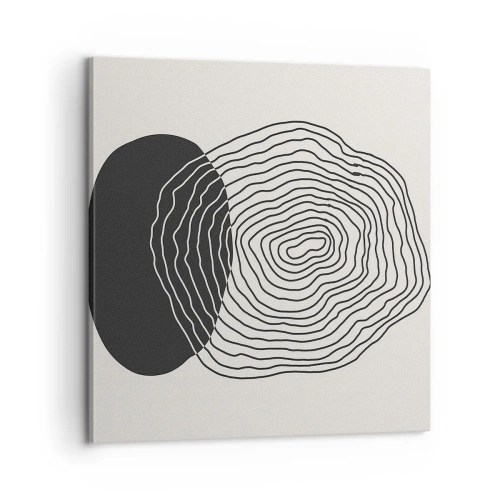 Lærredstryk - Billede på lærred - Varighed og vibration - 60x60 cm