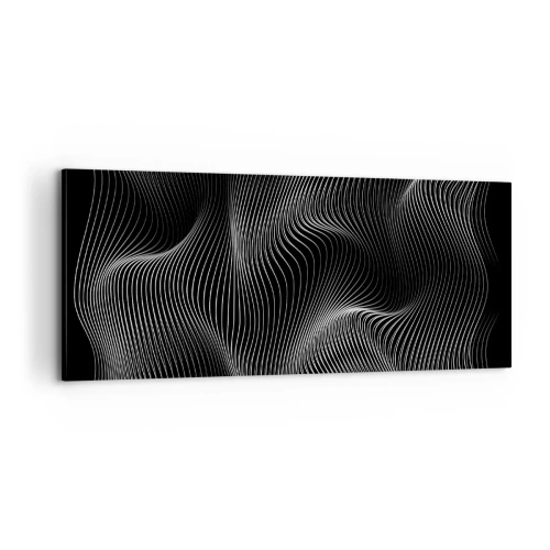 Lærredstryk - Billede på lærred - Lysets dans i rummet - 100x40 cm