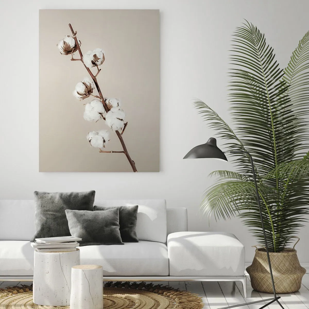 Billede på glas - Ved kilden til blødhed - 70x100 cm