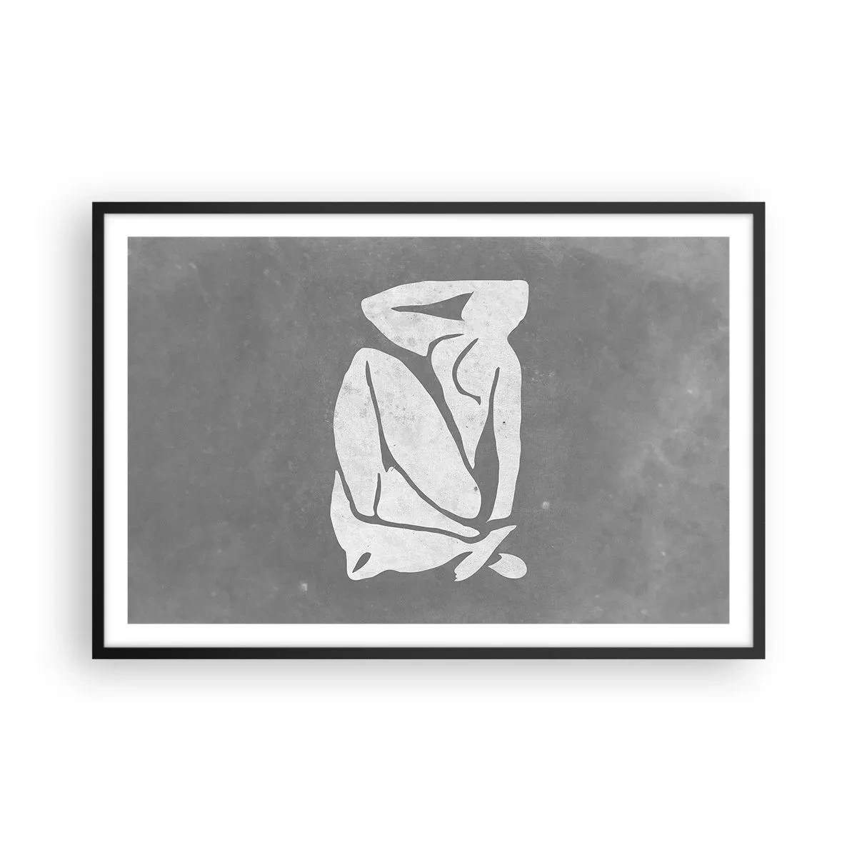 Plakat i sort ramme - I drømmerier - 91x61 cm